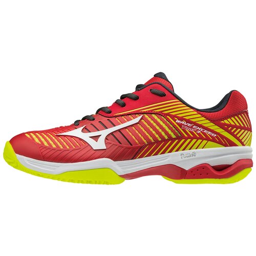 фото Женские кроссовки теннисные mizuno wave exceed tour 3 cc - fiery coral/white/beet red (41)