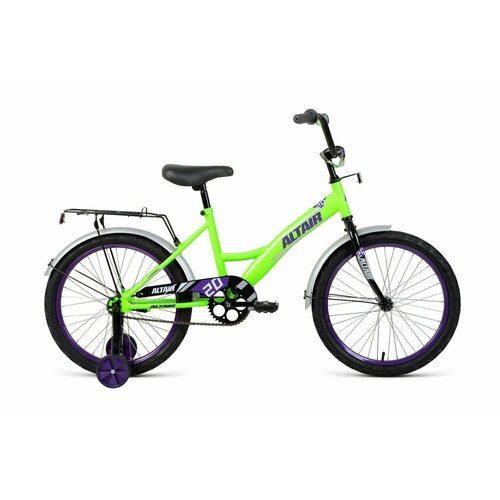 фото Велосипед детский altair kids 20 (2022) 20" ярко-зеленый/фиолетовый