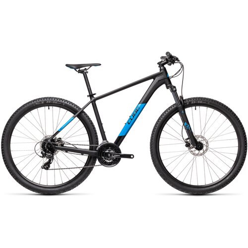 фото Горный (mtb) велосипед cube aim pro 29 (2021) black/blue 23" (требует финальной сборки)