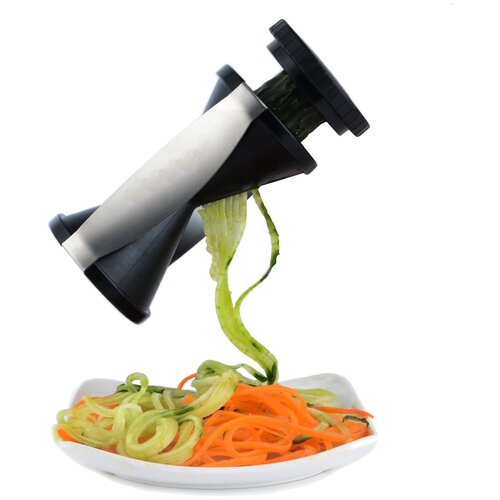 фото Спиральная шинковка-нож (терка) для нарезки овощей (для кор. моркови или др. овощей), kitchen angel cook-04