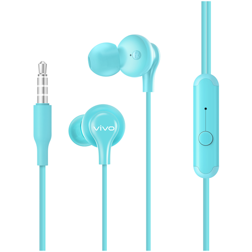 фото Наушники vivo color earphone, красный