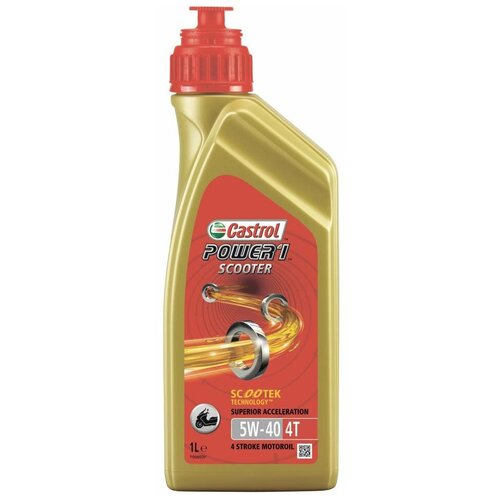 фото Castrol castrol масло мотор. power 1 scooter 4t 5w-40 (1 л.)