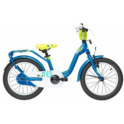 фото Детский велосипед s'cool nixe 16 (2016) blue/yellow (требует финальной сборки)