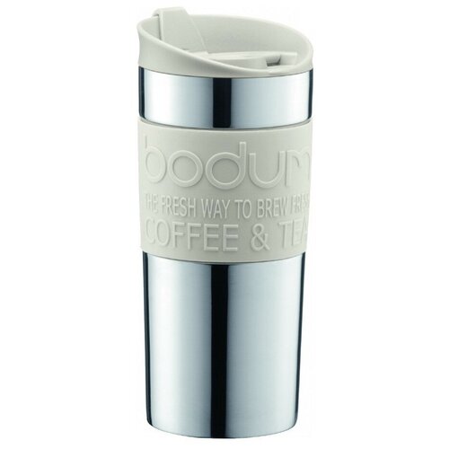 фото Термокружка bodum travel mug, 0.35 л белый