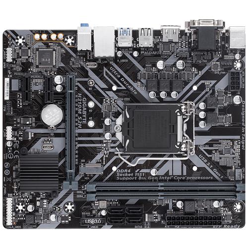 фото Материнская плата gigabyte h310m s2h v1.2 (lga1151, matx)