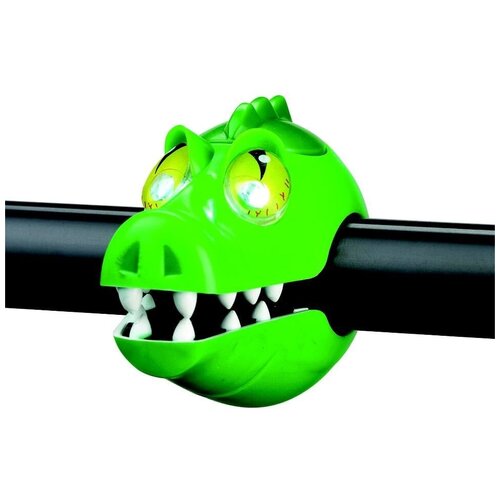 фото Фонарик для самоката crazy safety crocodile зеленый