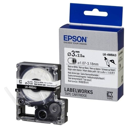 фото Термоусадочная трубка epson lk-4wba5 (c53s654904)