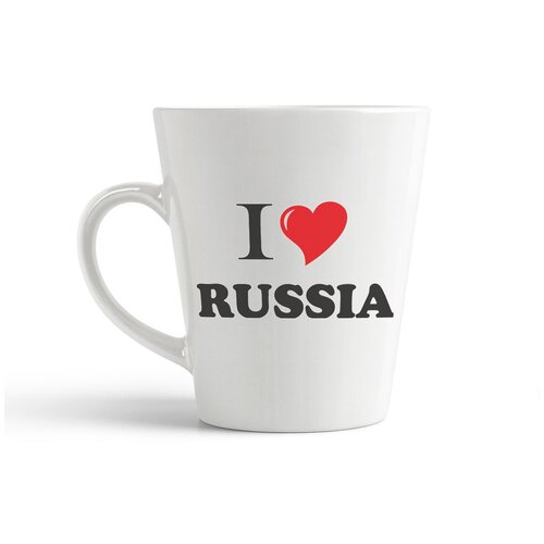 фото Кружка-латте coolpodarok "путешествия. i love russia"