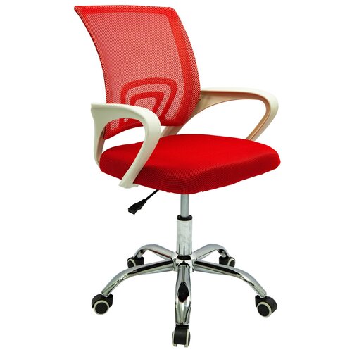 фото Компьютерное офисное кресло с подлокотниками icon комфорт, красное urm