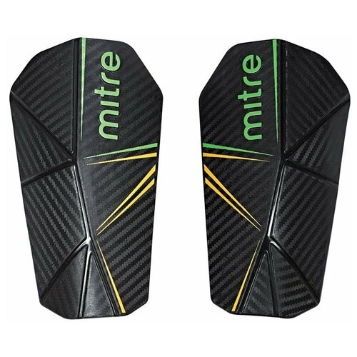 фото Щитки футбольные mitre delta slip арт.s80005bgy, р. s,без голеностопа, пластик, подк.из эва, черный