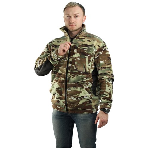фото Куртка флисовая милитари камуфляжная расцветка, 60-62 ursus