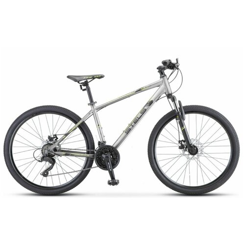 фото Велосипед stels navigator 590 md к010 (2020) 18 / серый-салатовый 18 ростовка