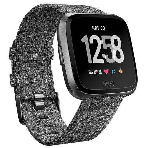 фото Умные часы fitbit versa special edition, charcoal/graphite