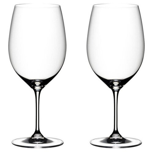 фото Riedel набор бокалов для вина vinum cabernet sauvignon/merlot (bordeaux) 6416/0 2 шт. 610 мл прозрачный