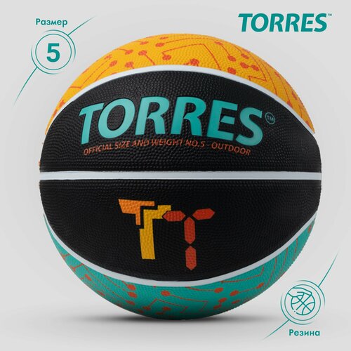 фото Мяч баскетбольный torres tт b023155, размер 5