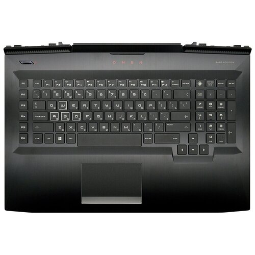фото Клавиатура для ноутбука hp omen 17-an черная топ-панель v.4