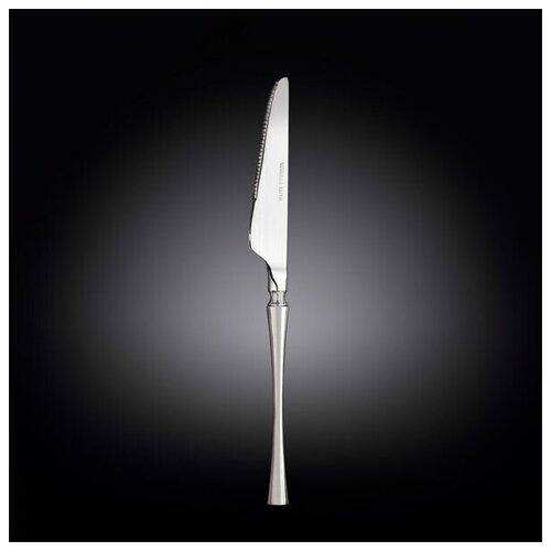 фото Нож для стейка 22,5 см серебристый матовый wilmax
