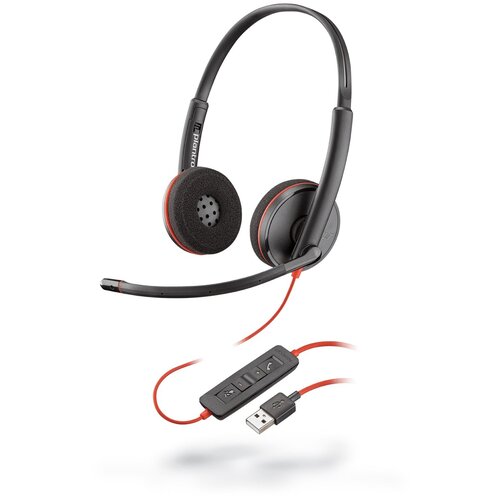 фото Гарнитура компьютерная plantronics blackwire c3220 usb-a, (209745-201)