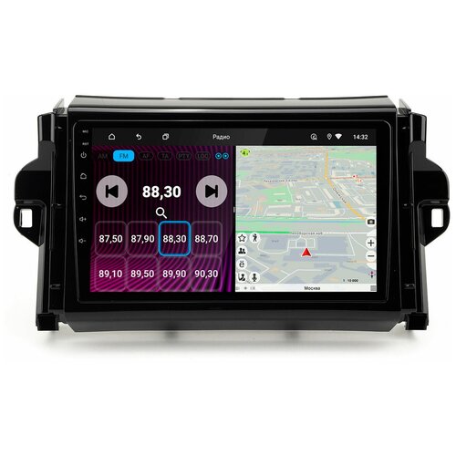 фото Автомагнитола toyota fortuner 15+ incar dta4-2218 (android 10) 9" / 1280x720 / bluetooth / wi- fi / dsp / память 4gb / встроенная 64gb (incar dta4-2218)