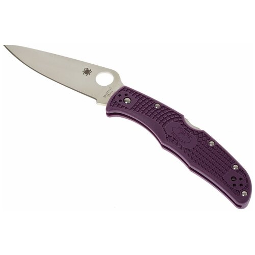 фото Складной нож spyderco endura flat ground purple c10fppr