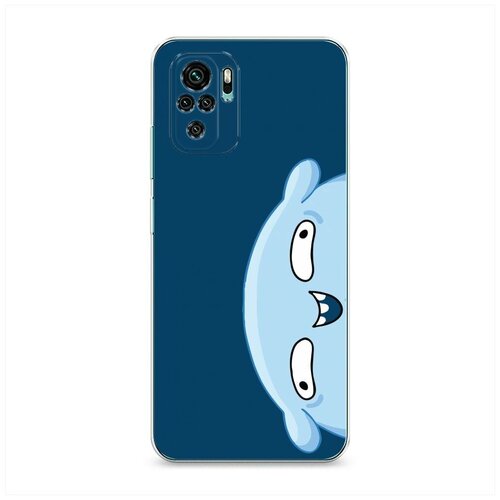 фото Силиконовый чехол "подушка синий фон" на xiaomi redmi note 10 / сяоми редми нот 10 case place