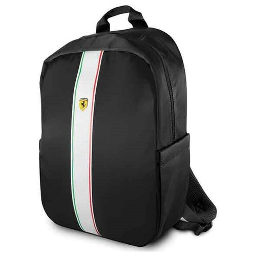 фото Рюкзак cg mobile ferrari on-track pista backpack с usb коннектором для ноутбуков 15", цвет черный (fespibp15bk)