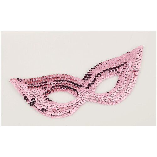 фото Аксессуар для праздника forum novelties маска с пайетками розовая