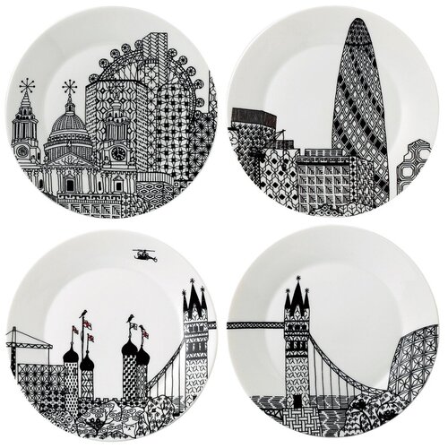 фото Тарелка 22см лондон, набор 4шт royal doulton