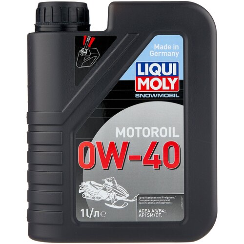 фото Синтетическое моторное масло liqui moly snowmobil motoroil 0w-40 1 л