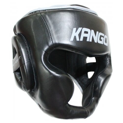 фото Шлем боксерский kango khg-070 black/grey pu s/m