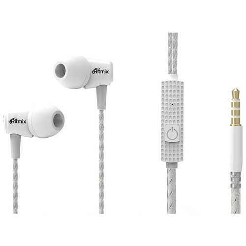 фото Наушники ritmix rh-120m, white