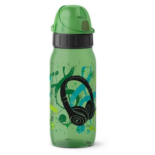 фото Бутылка для воды emsa drink2go наушники 500 мл пластик зеленый