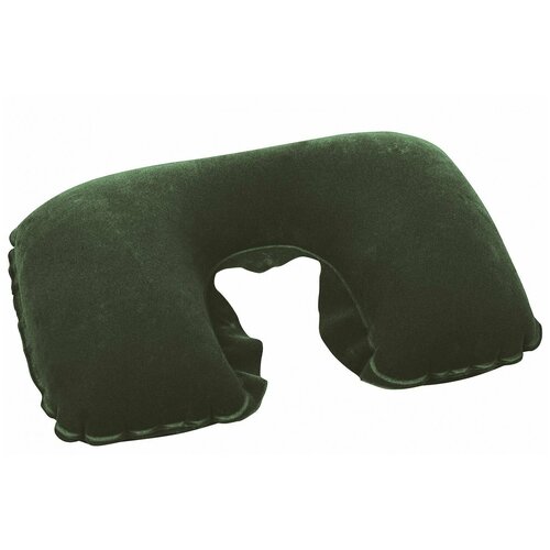 фото Подушка для шеи надувная bestway, 67006, 37х24х10 см зеленый