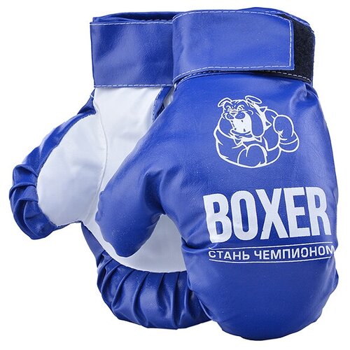 фото Детские игровые боксерские перчатки ткань лидер