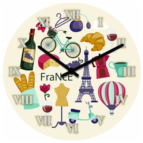 фото Svs настенные часы svs 4001569 все для путешествия во францию