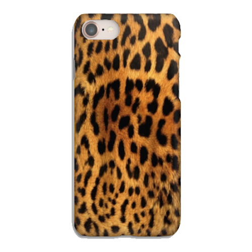 фото Силиконовый чехол леопард на apple iphone 8 plus/ айфон 8 плюс xcase