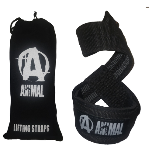 фото Лямки для тяги animal lifting straps non slide (пара)+мешок для хранения 2 шт universal nutrition