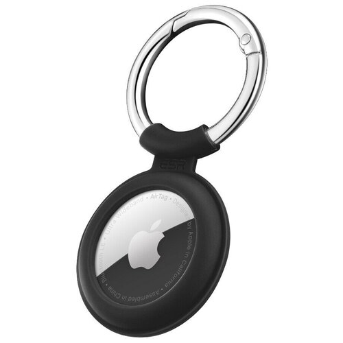фото Чехол с карабином esr cloud tag keychain для трекера airtag (2021), черный