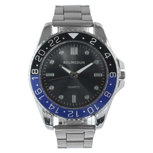 фото Часы наручные мужские bolingdun 3636, d=4.5 см, синие yandex market