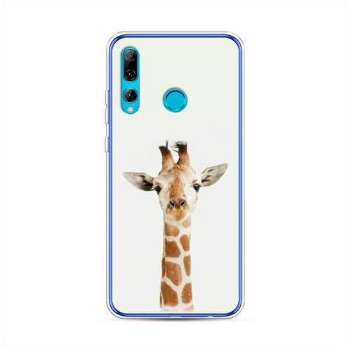 фото Силиконовый чехол "любопытный жираф" на huawei p smart plus 2019 / хуавей п смарт 2019 case place