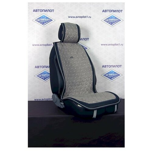 фото Накидка на сиденье, алькантара, alkantara lux, серый, pv022-022-002 автопилот