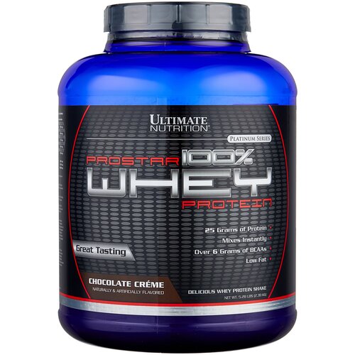 фото Протеин ultimate nutrition prostar 100% whey protein, 2390 гр., шоколадный крем