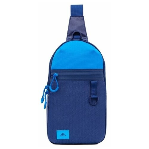 фото Rivacase 5312blue / сумка-слинг для смартфона, планшета до 10,1/водоотталкивающая ткань