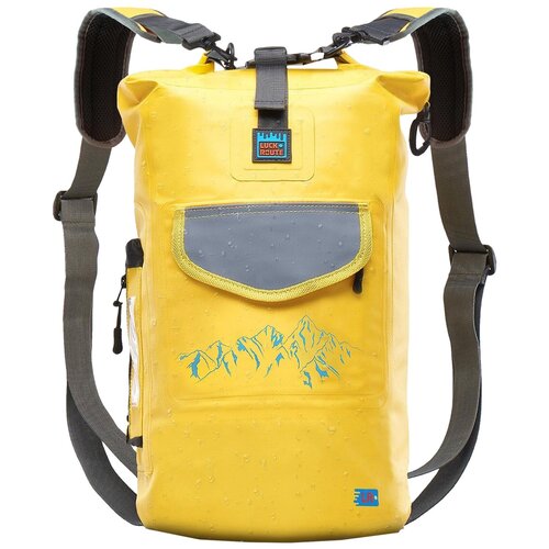 фото Гермомешок luckroute - герморюкзак для рыбалки, туризма и всех водных видов спорта - водонепроницаемый рюкзак 500d pvc, 20 л