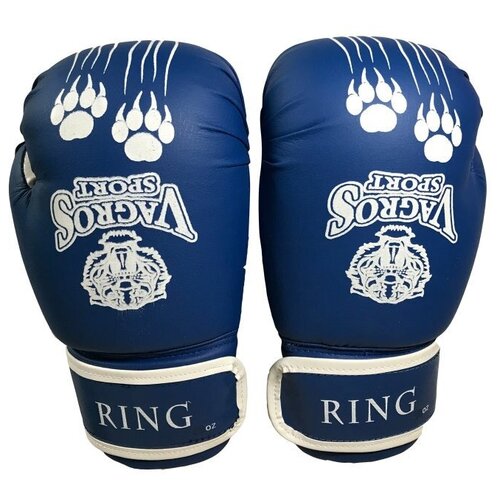 фото Боксерские перчатки vagrossport ring синий 12 oz