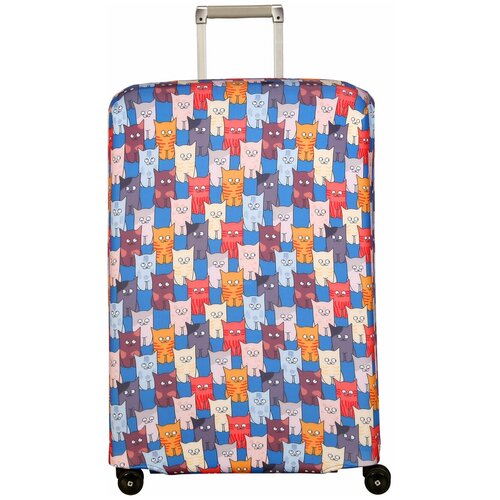 фото Чехол для чемодана routemark шкодастрофа sp180 l/xl, разноцветный