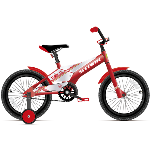 фото Велосипед детский stark'21 tanuki 14 boy красный/белый hd00000307
