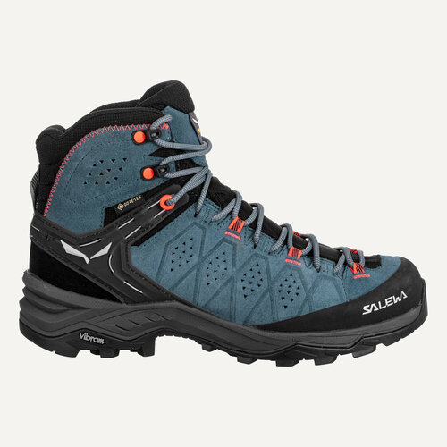 фото Ботинки salewa alp trainer 2 mid gtx ws, размер 40 uk 6.5 usw 8.5 см 25.5, синий