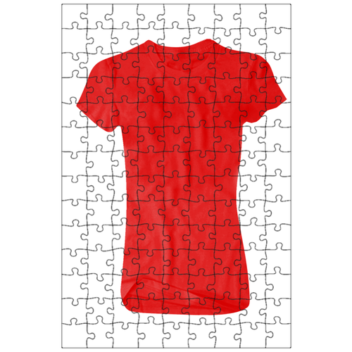 фото Магнитный пазл 27x18см."женщины, футболка, женский пол" на холодильник lotsprints