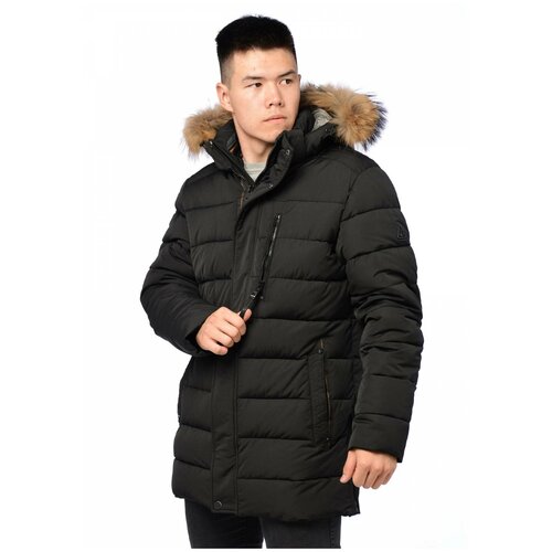фото Зимняя куртка мужская indaco 19022 размер 56, хаки